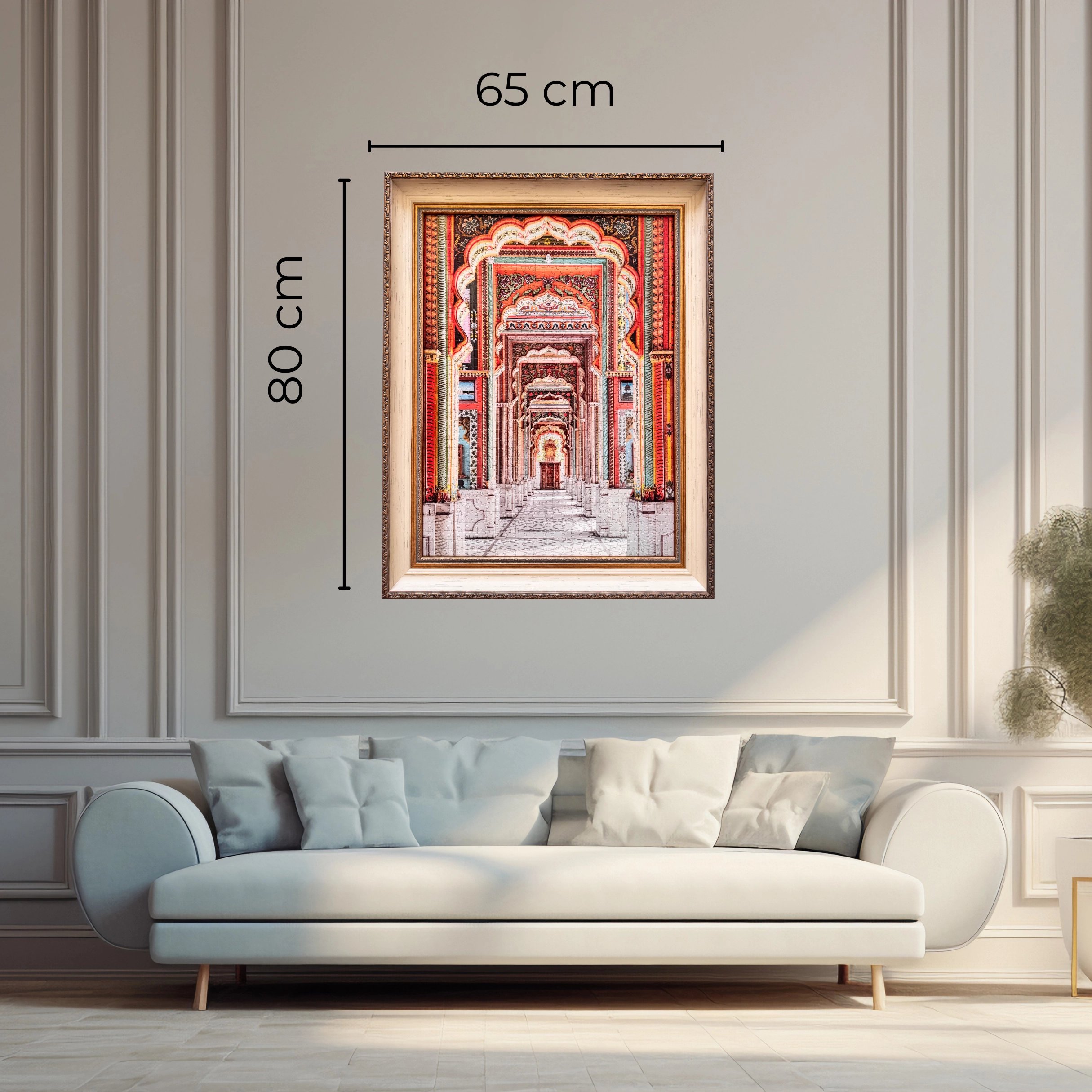Whispers of Jaipur – Luxury 1000 piece Handcrafted Puzzle Wall Art 