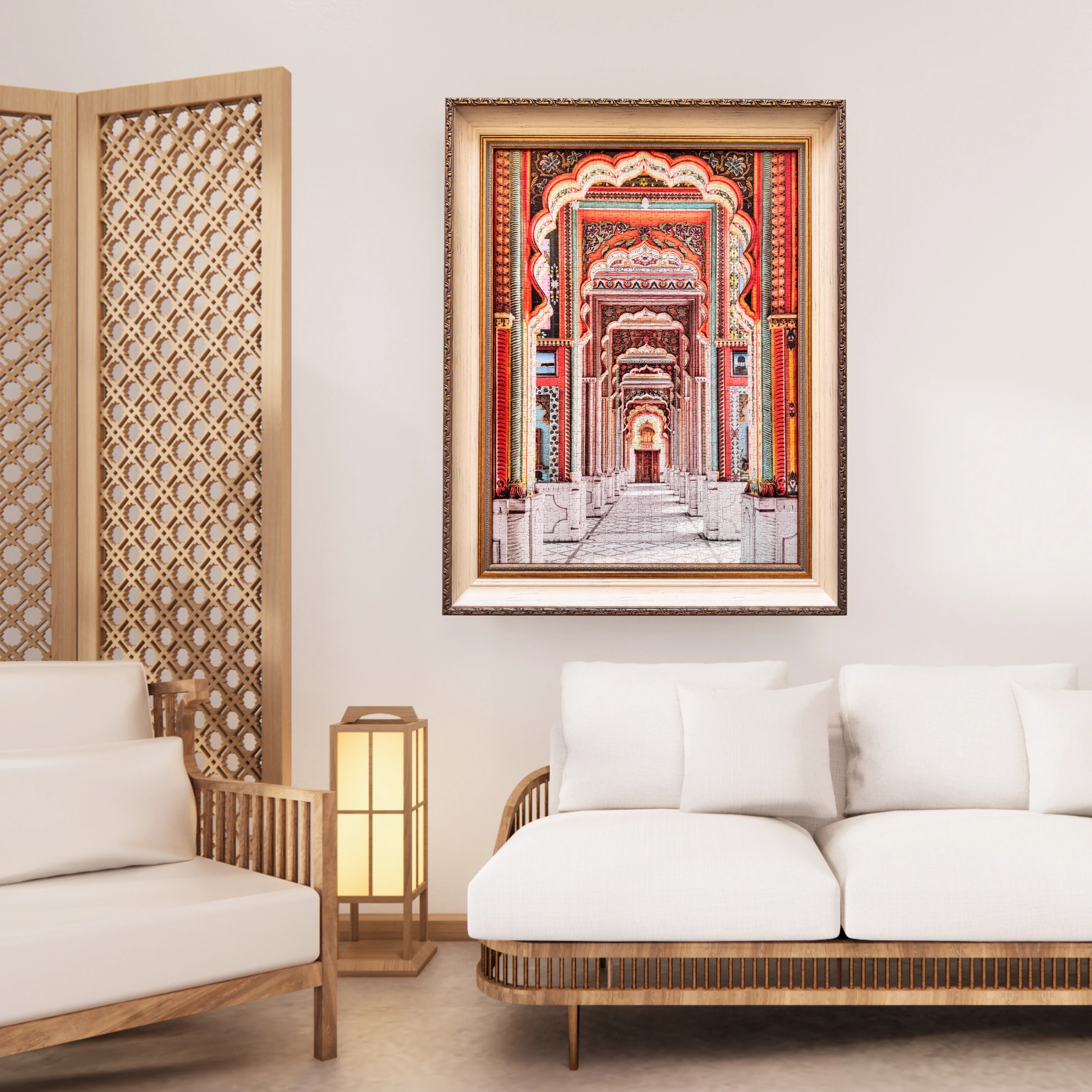 Whispers of Jaipur – Luxury 1000 piece Handcrafted Puzzle Wall Art 