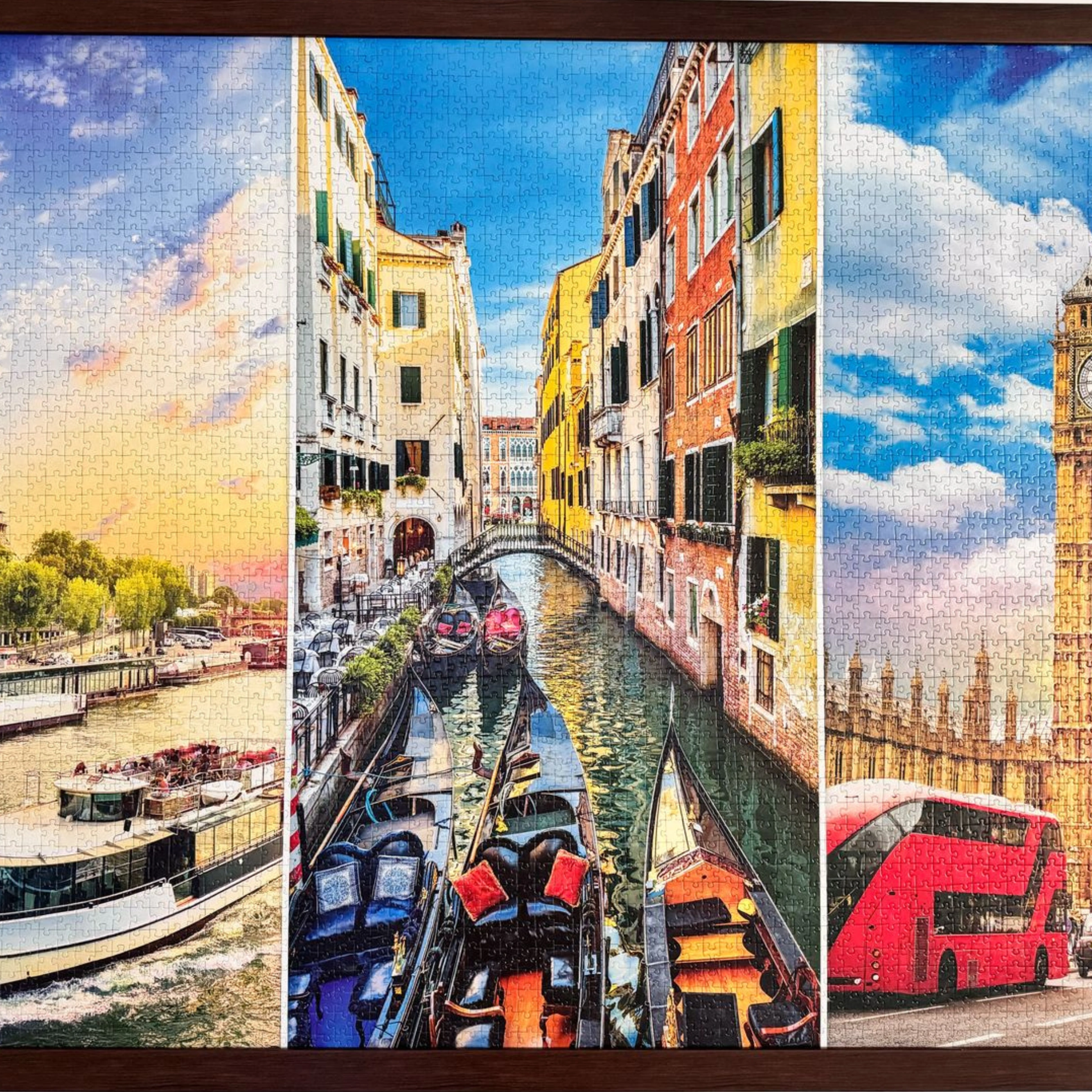 Echoes of Europe – Luxury 2000 piece Handcrafted Puzzle Wall Art 