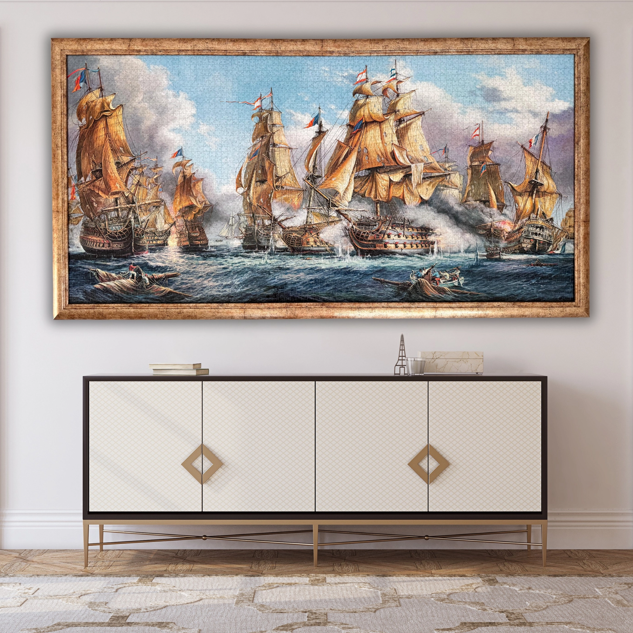 Majestic Ships – Luxury 4000 piece Handcrafted Puzzle Wall Art 