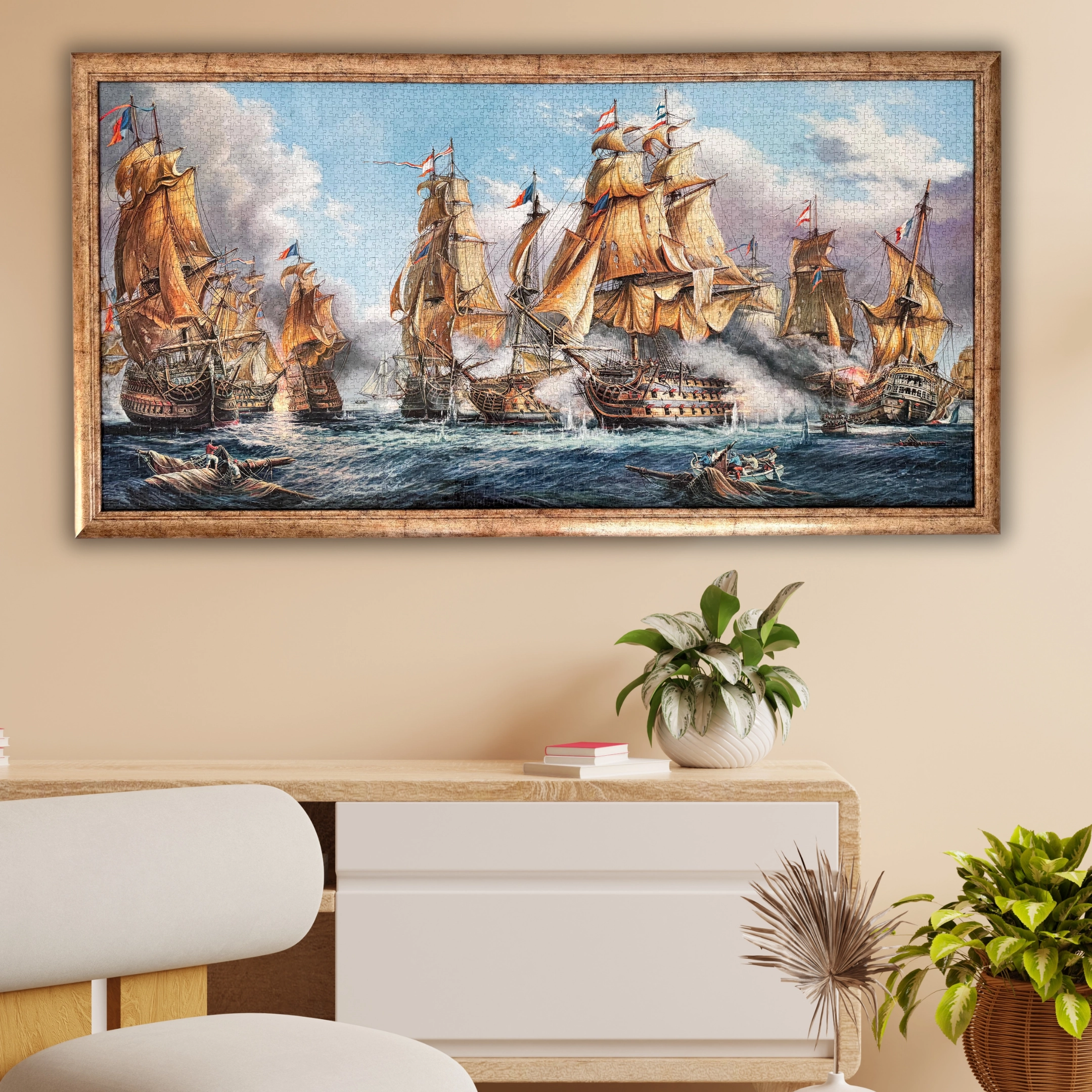 Majestic Ships – Luxury 4000 piece Handcrafted Puzzle Wall Art