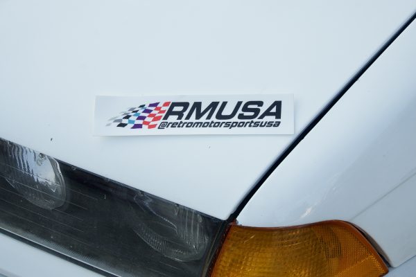 Retro Motorsports USA Classic Logo Sticker