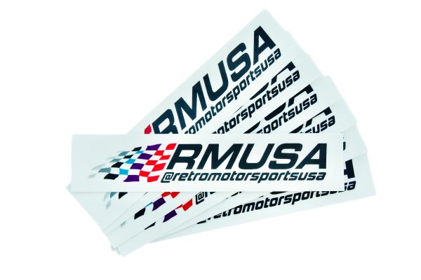 Retro Motorsports USA Classic Logo Sticker
