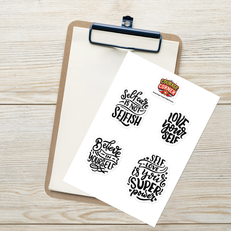 Motivational Quote Sticker Sheet