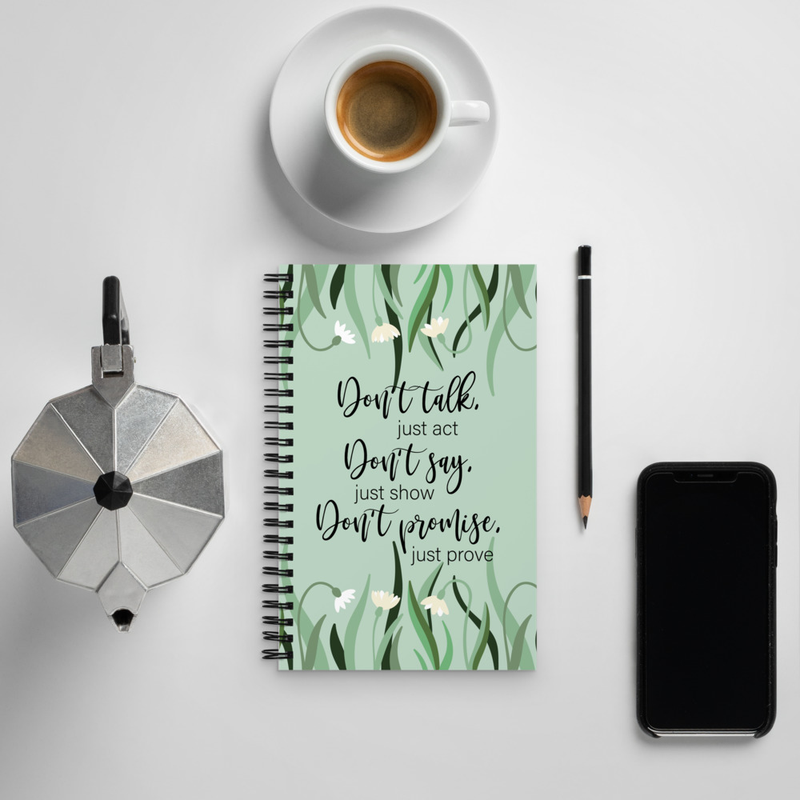 Inspirational Spiral Notebook