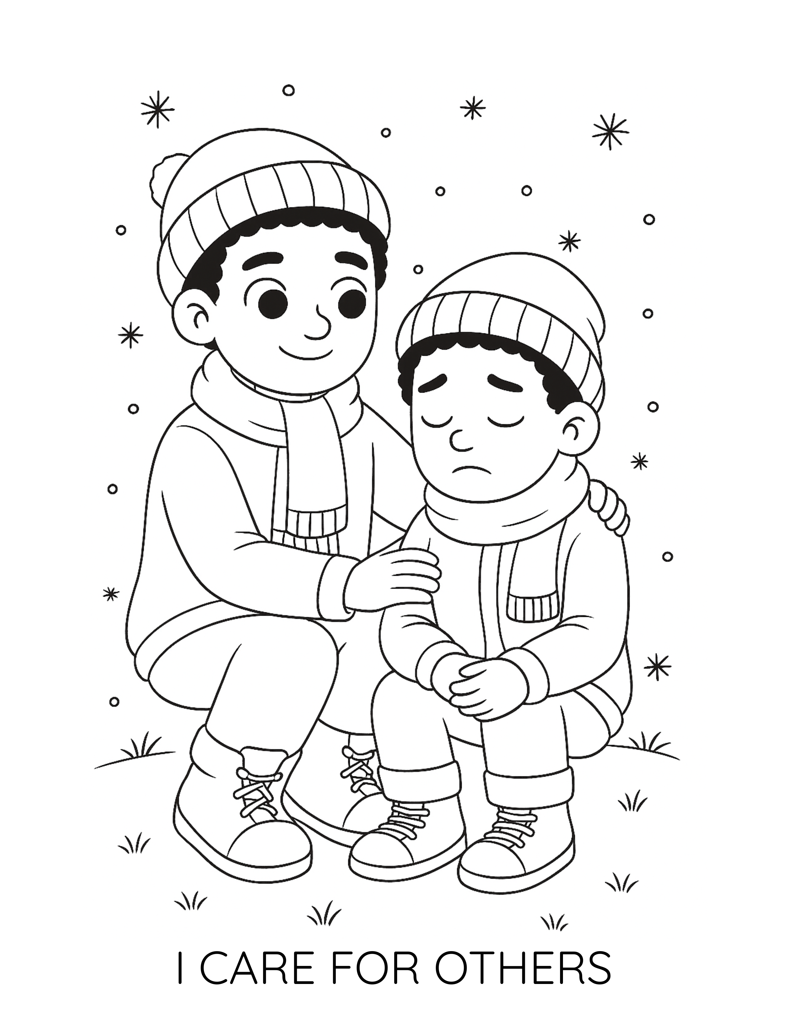 Holiday Coloring Pages - My Feelings Matter