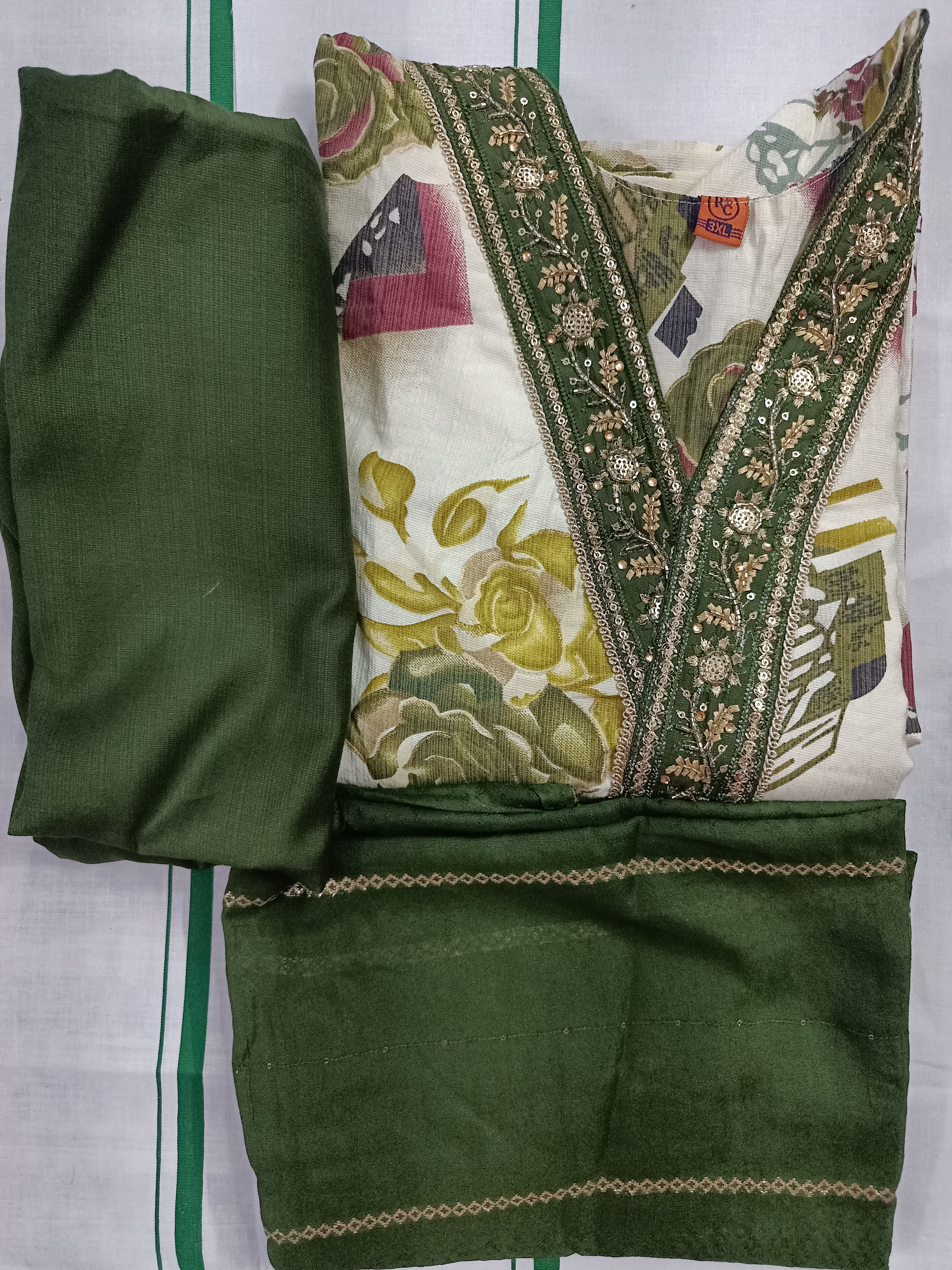 Floral kurti 3 piece set