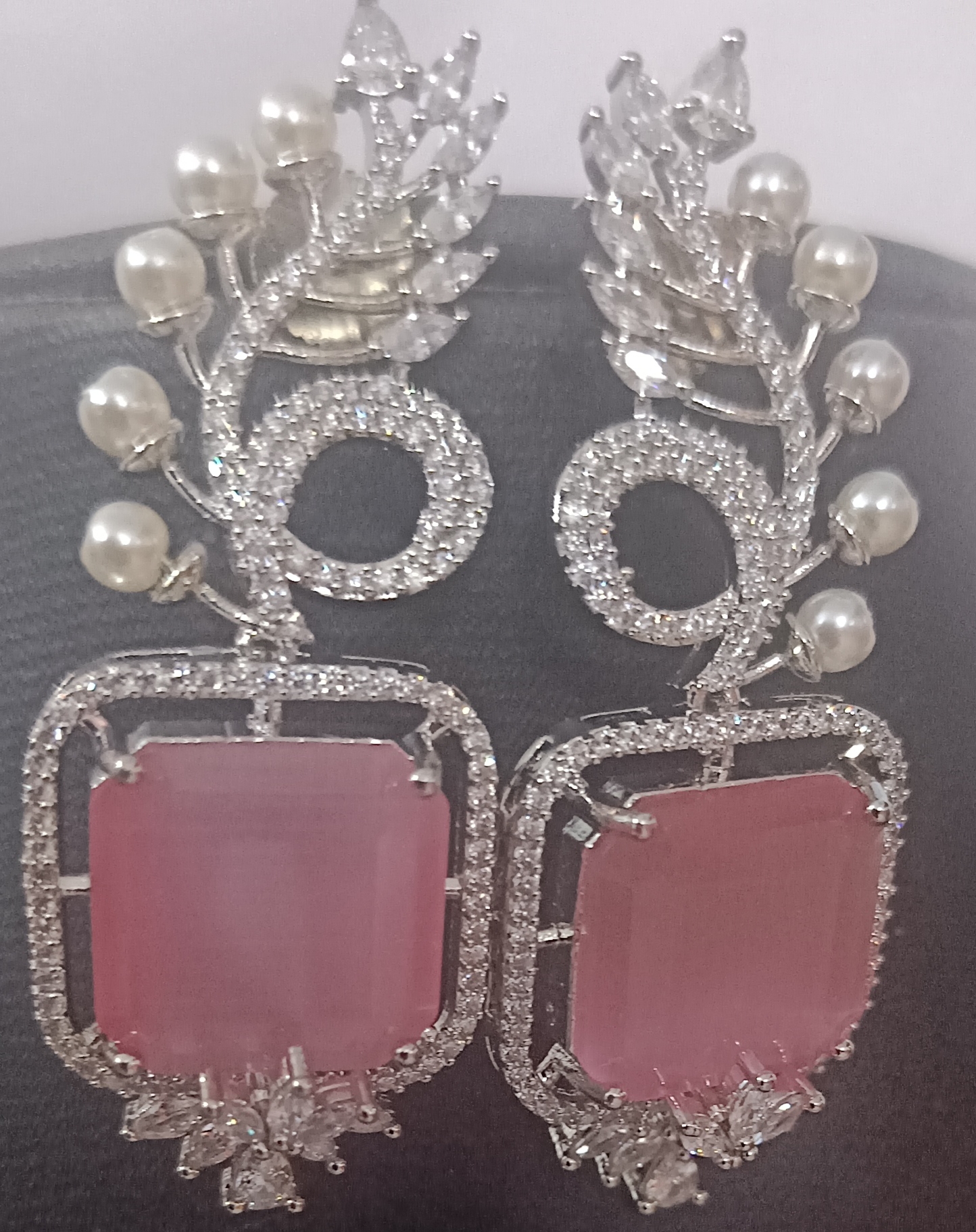 Platinum coated earings