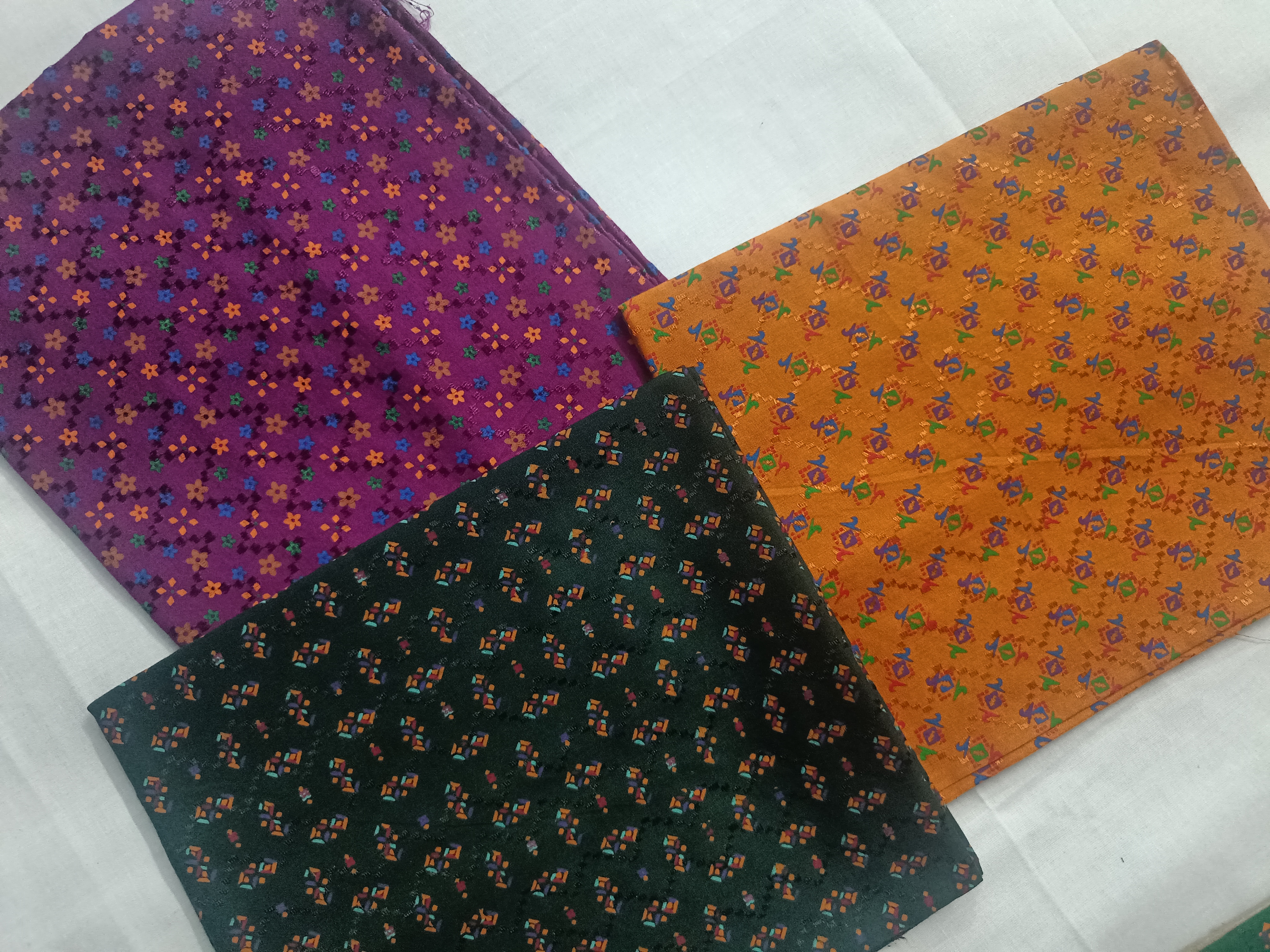 Kalamkari blouse material 