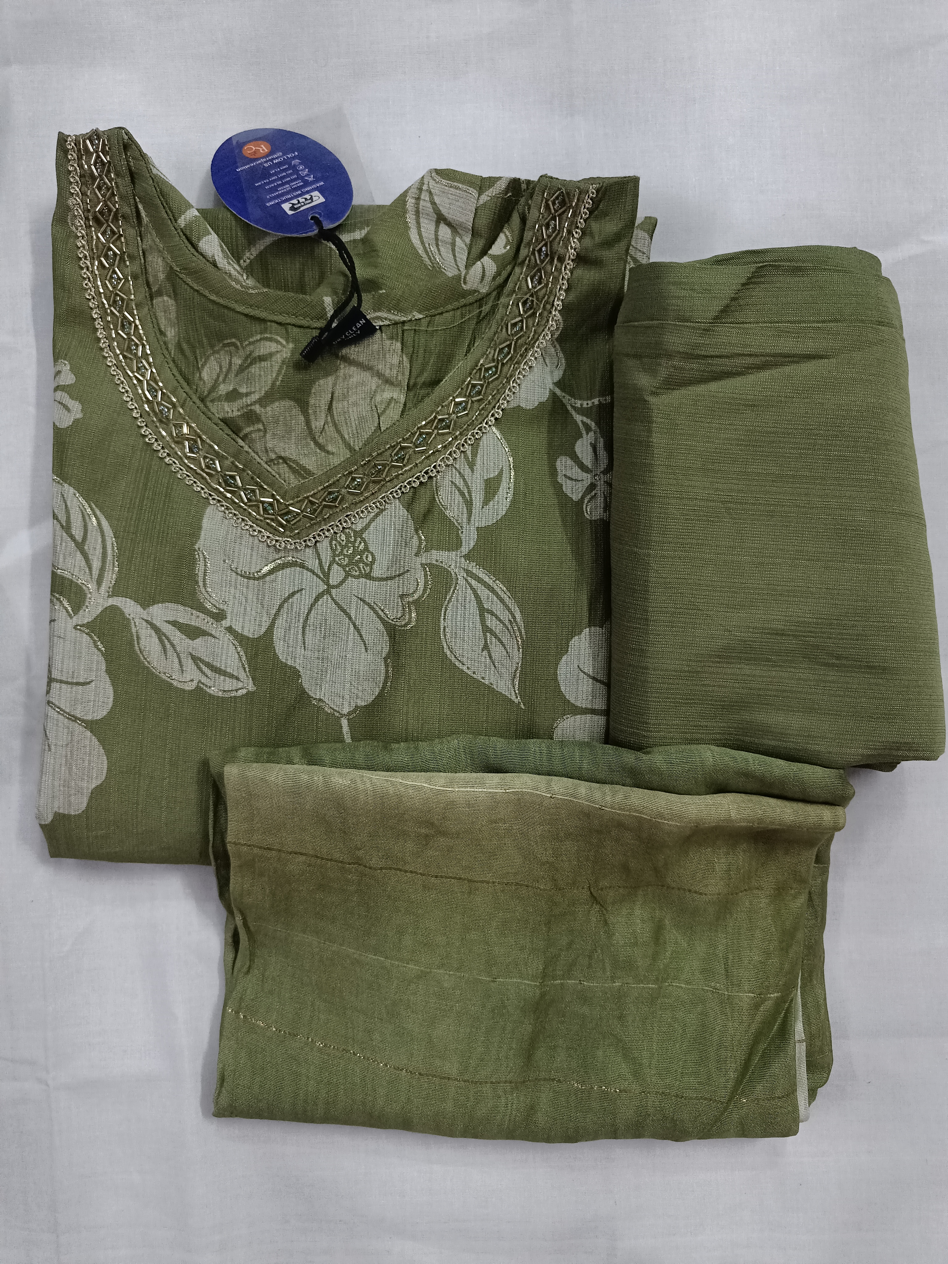 Floral kurti 3 piece set