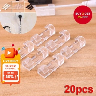 Transparent Cable Clips