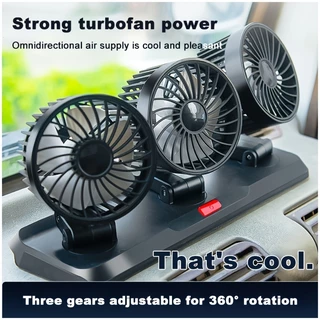 Triple Head Car Fan