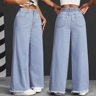Wide Leg High Waist Jeans