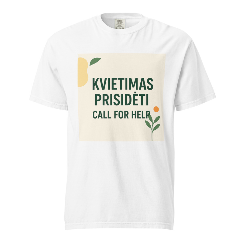 Call for help t shirt