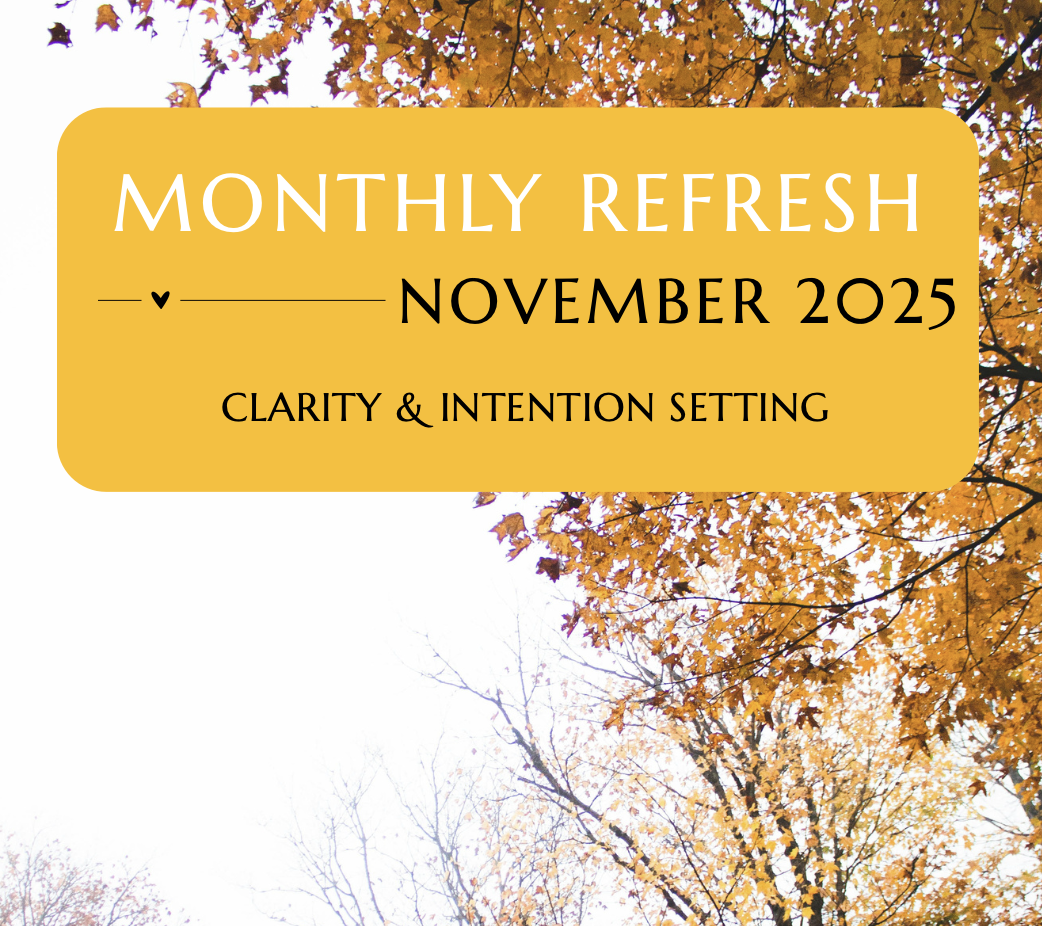 [Free Workbook] Monthly Refresh - November 2025