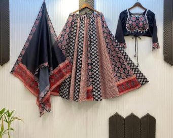 Traditional Printed Lehenga Choli