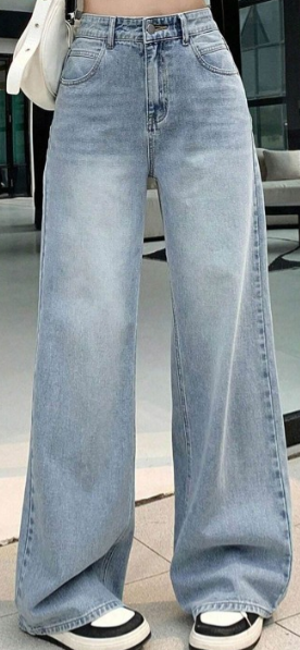 High Waist Wide Leg Jeans