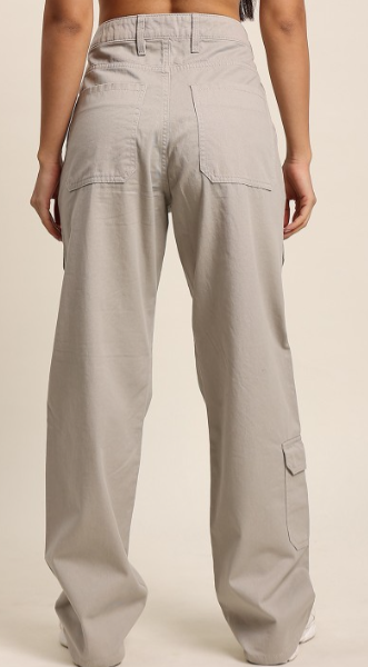 Beige Cargo Pants
