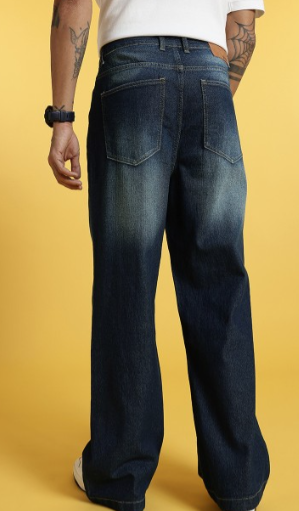 Wide Leg Denim Jeans