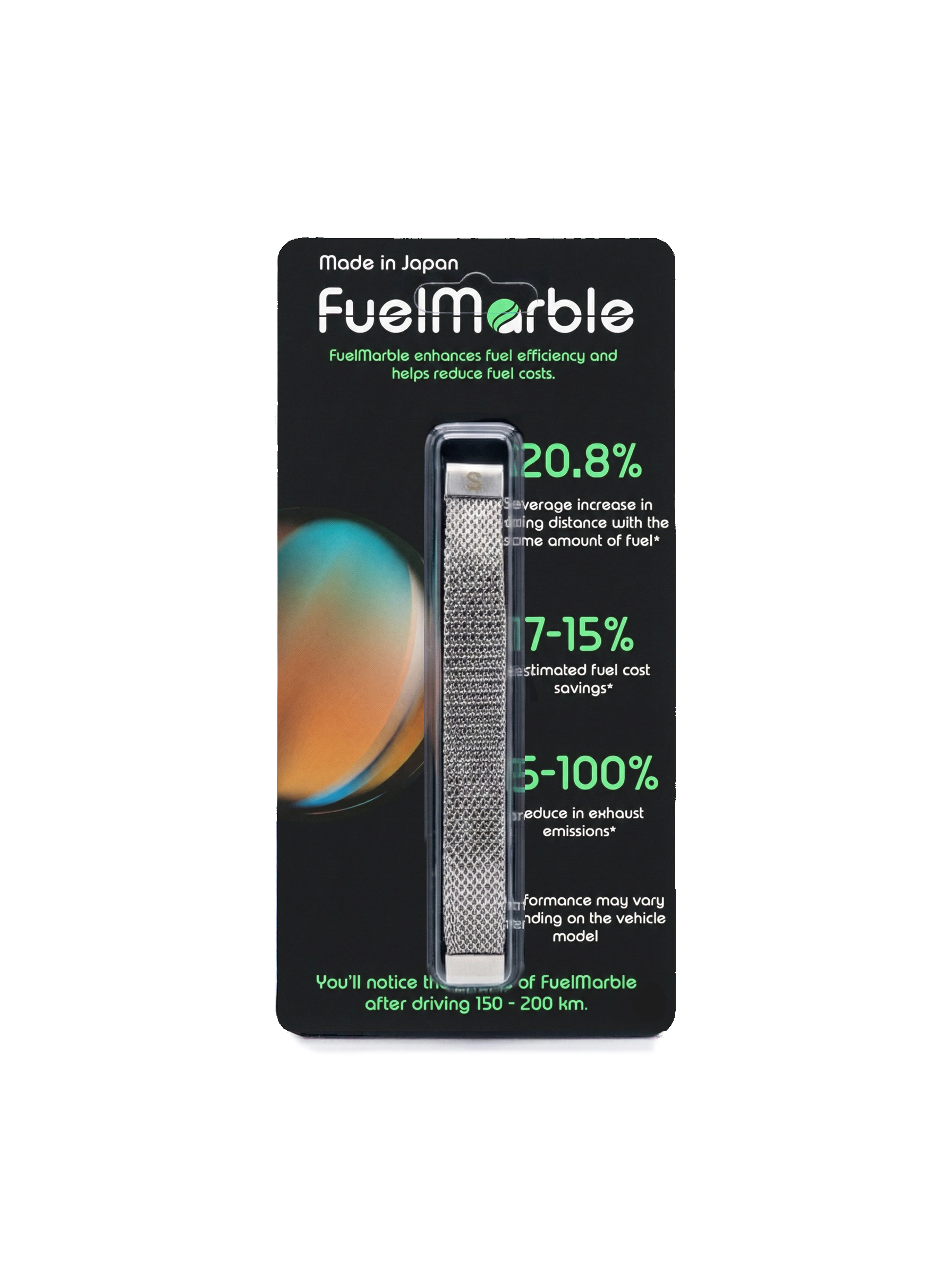FuelMarble S Size – Japanese Fuel Efficiency Booster | Cars & Delivery van