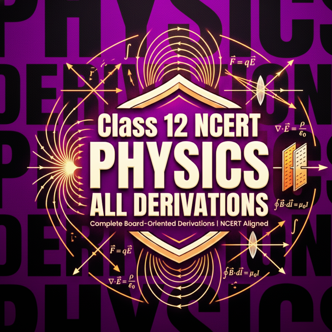 Class 12th Derivations CBSE NCERT Based