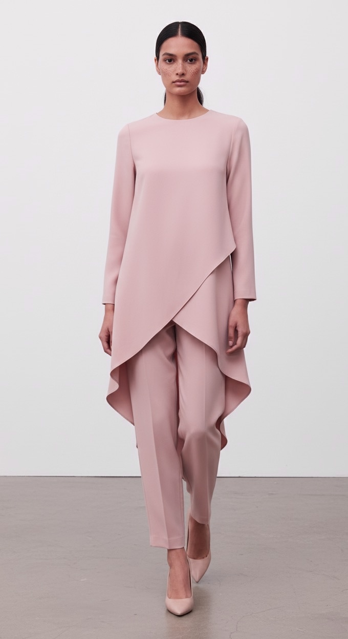 Pink asymmetric coord set