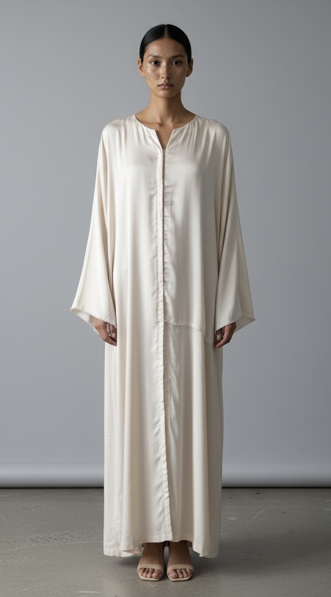 Creme Unfinished Abaya