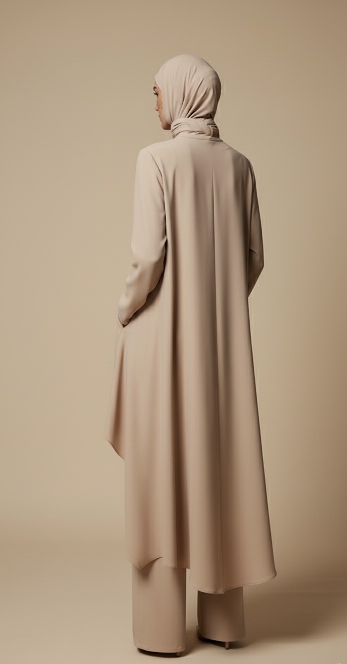 Beige pocketed Co-ord set