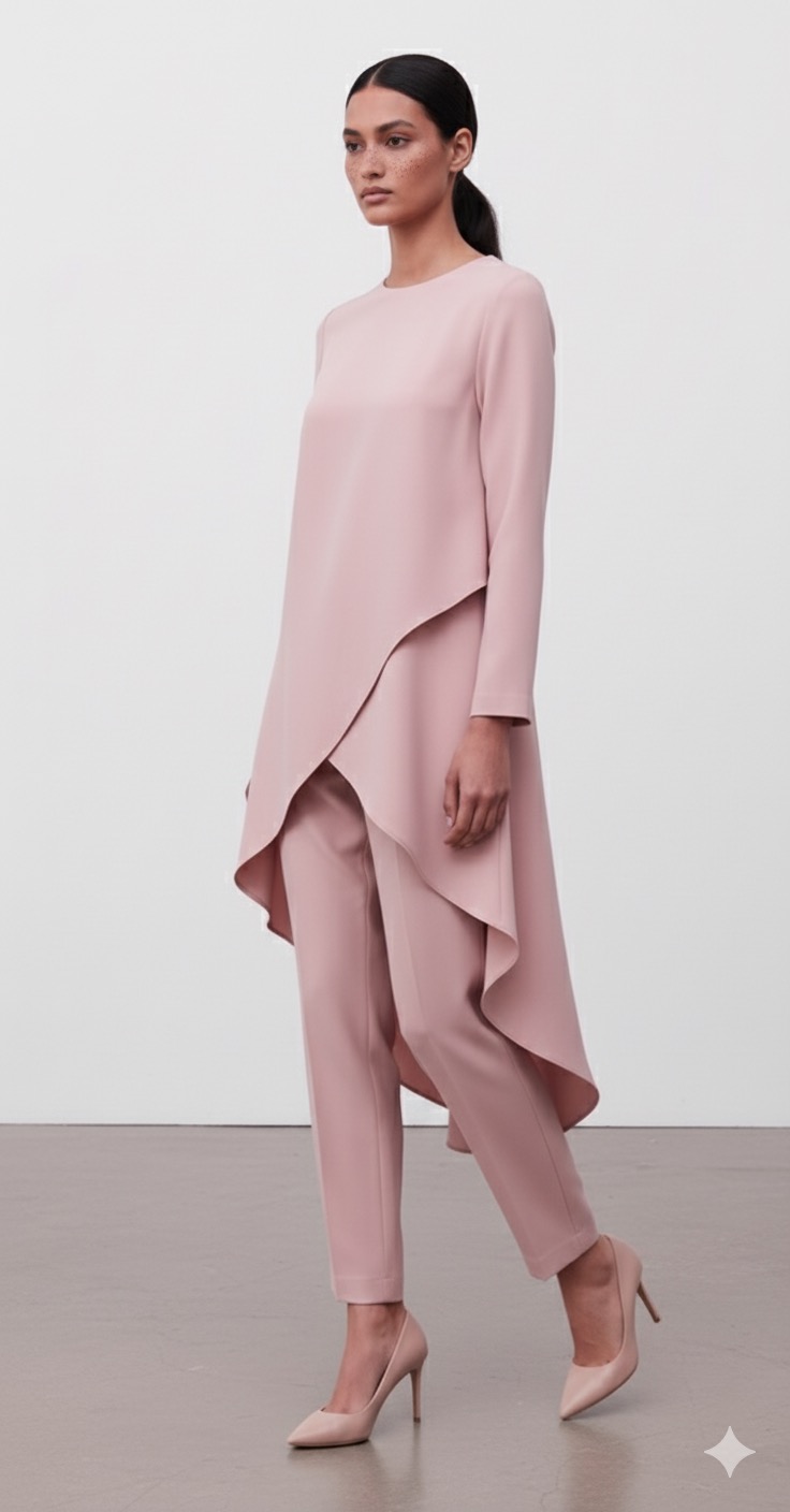 Pink asymmetric coord set