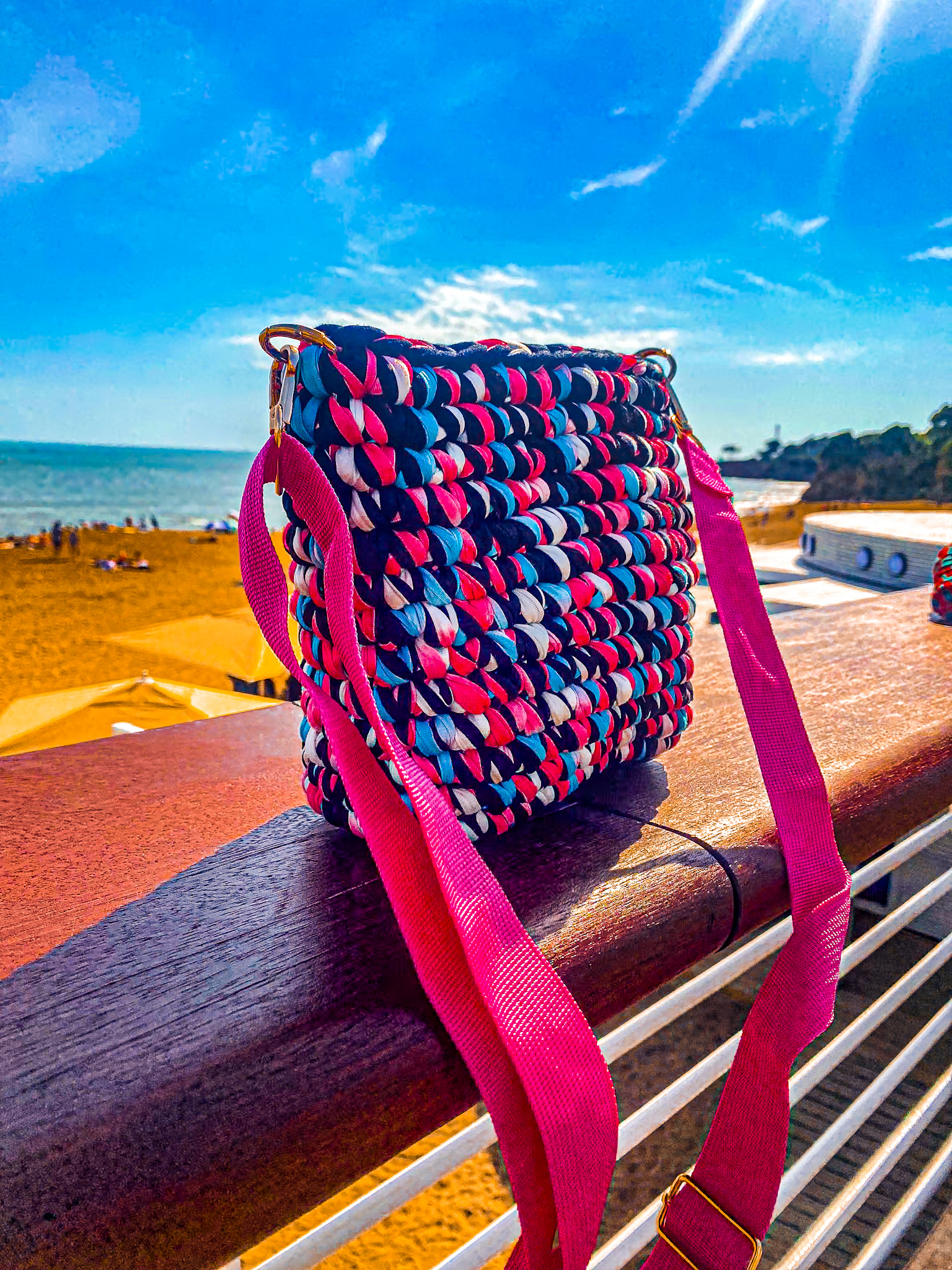 Sac à bandoulière tressé