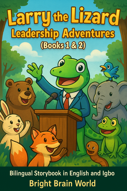 Larry the Lizard: Leadership Adventures: A Bilingual storybook in English and Igbo Paperback