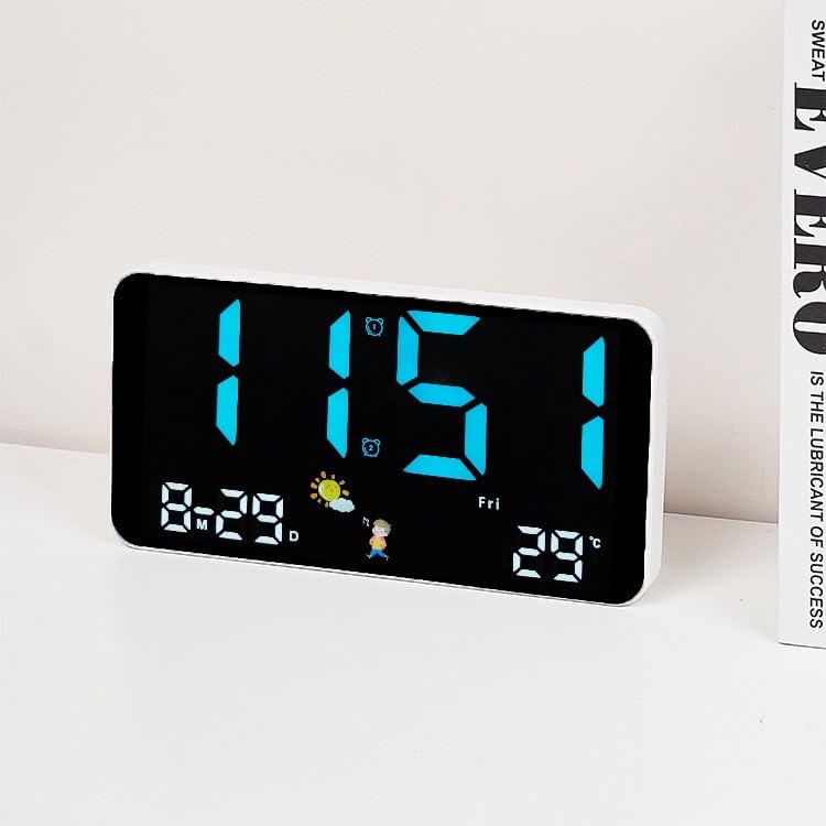 LED Digital Wall Clock with Remote RS2710