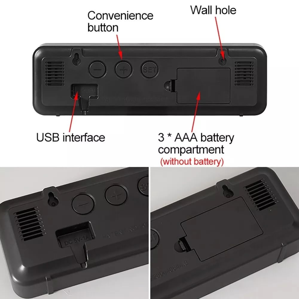 LED Desk & Wall Clock,  ST-6001