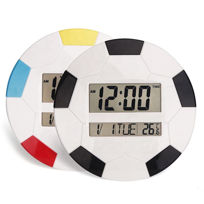 Football Design Digital Wall Clock,
