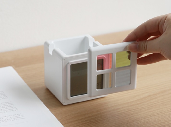 Desktop Organizer Clock