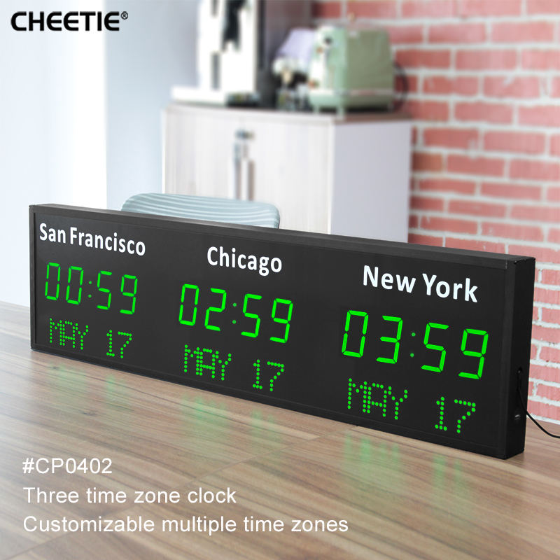 Multiple Time Zone Wall Clock