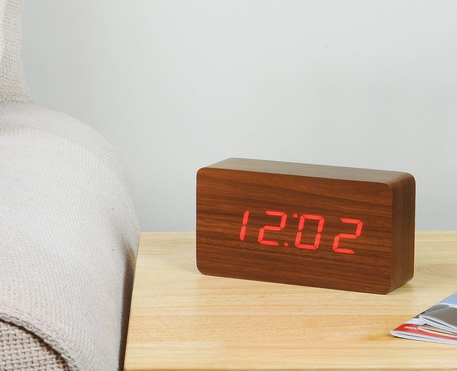 Wooden Digital Desk Clock, A115
