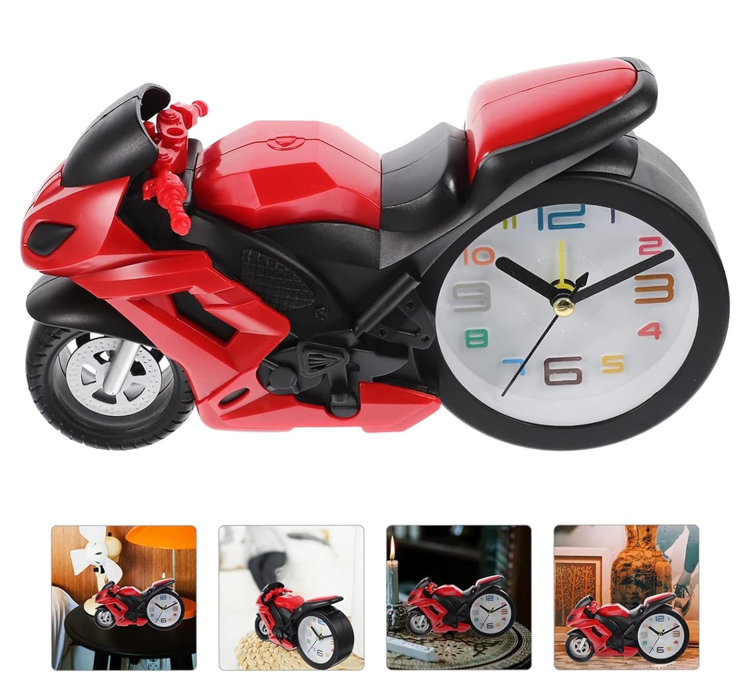 Motorbike Desk Clock