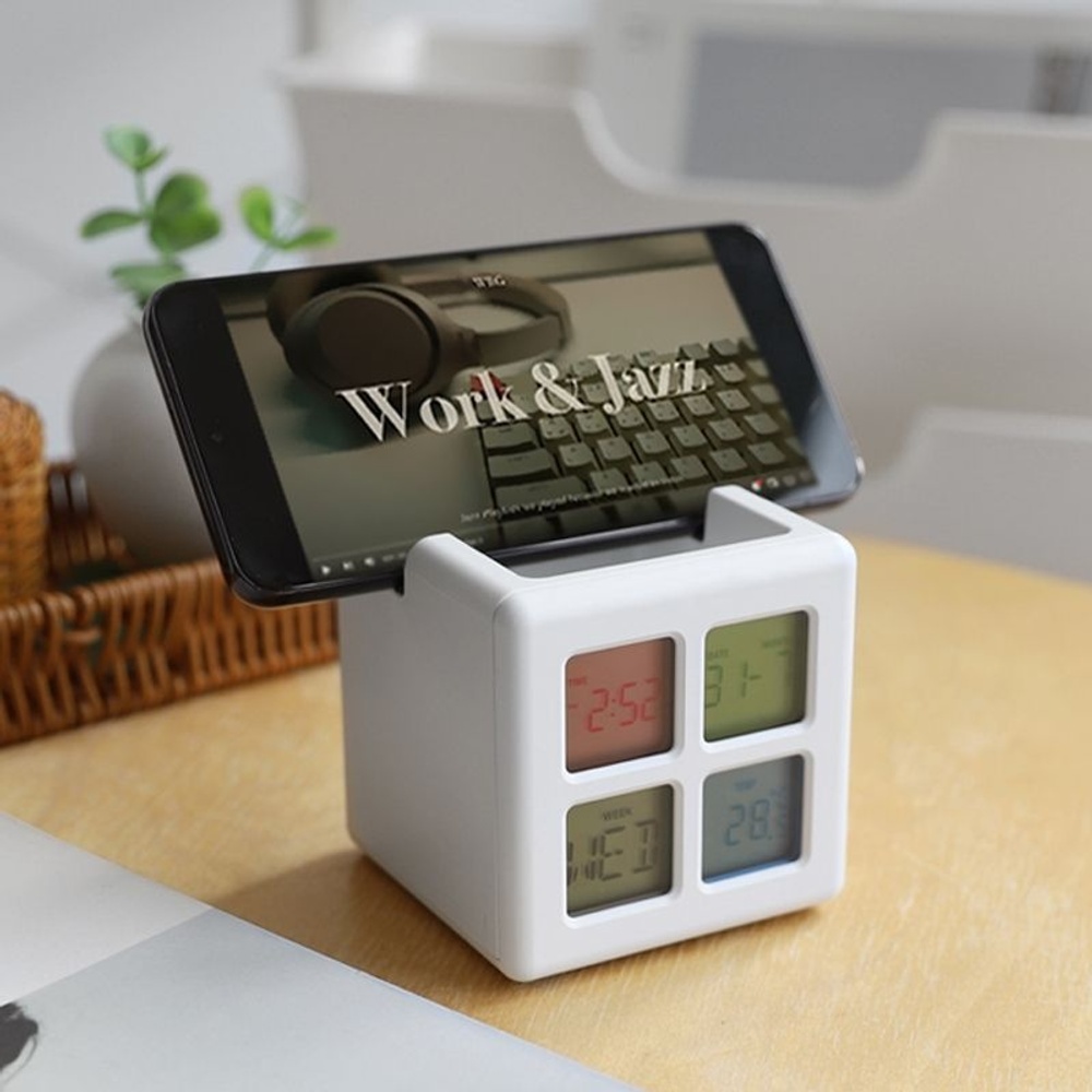 Desktop Organizer Clock