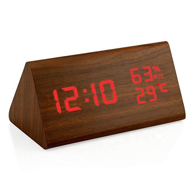 Wooden LED Desk Clock, A120