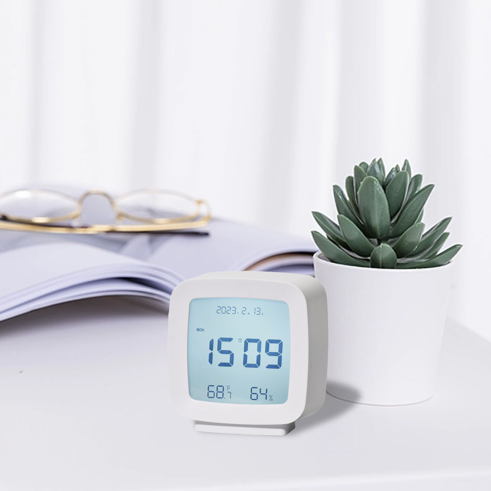 LCD Desk Clock
