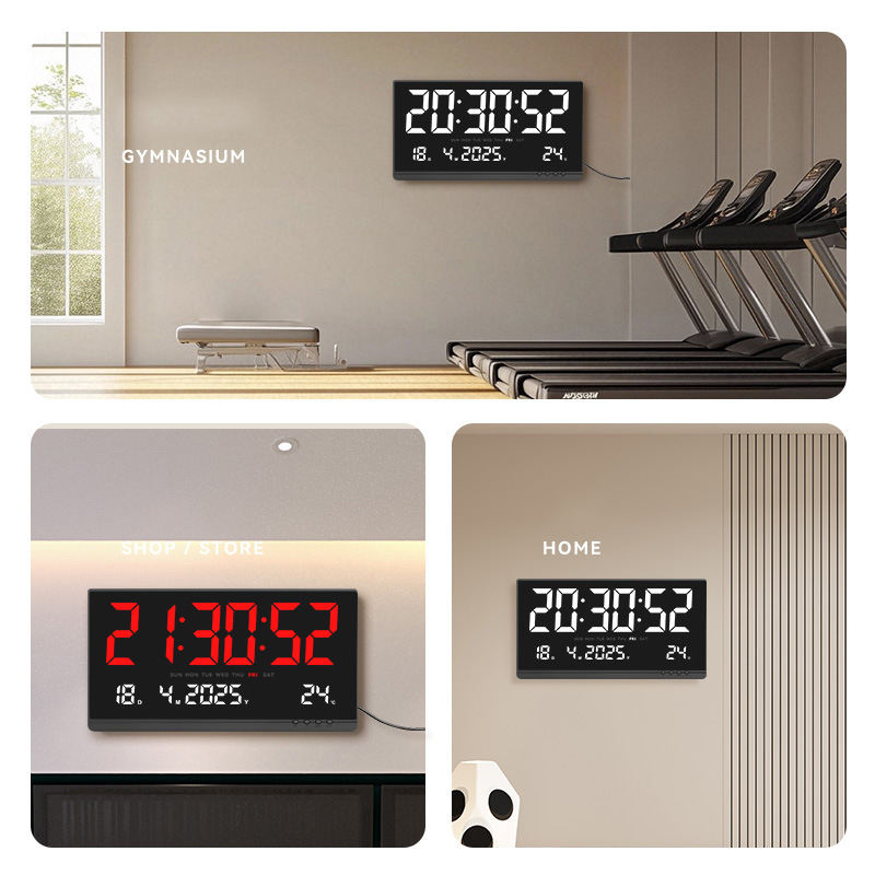 21 Inch Large Size Digital LED Wall Clock, JH8050