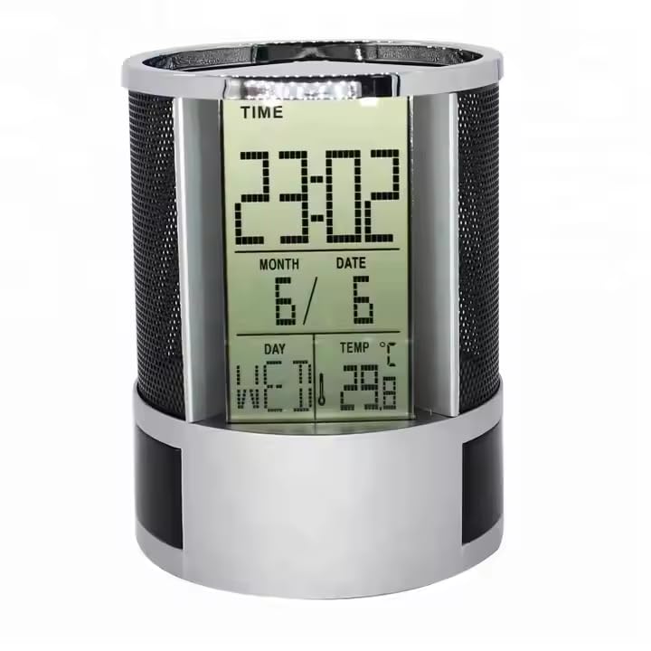 Pen Holder with Digital Clock PH1836