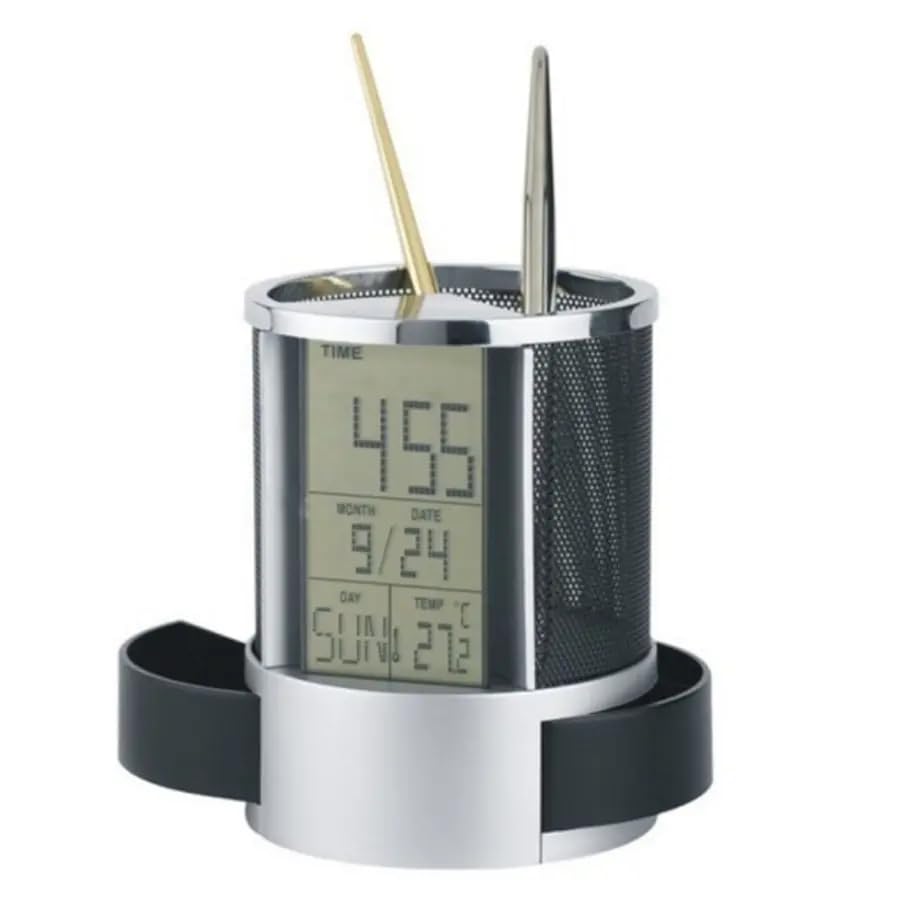 Pen Holder with Digital Clock PH1836