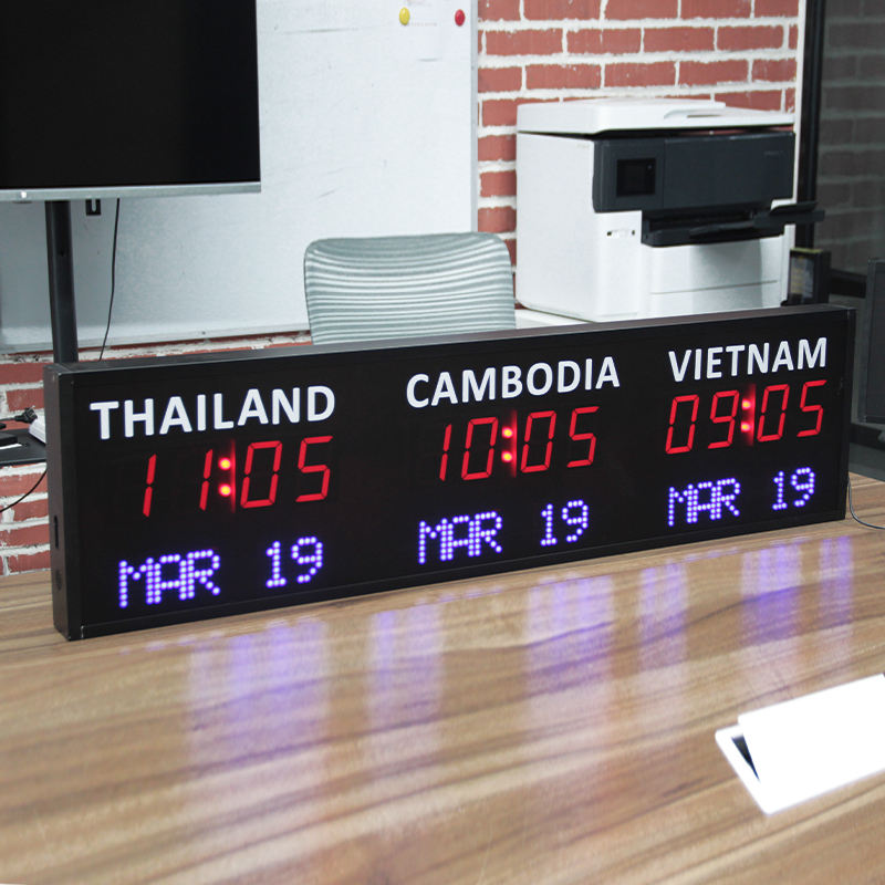 Multiple Time Zone Wall Clock