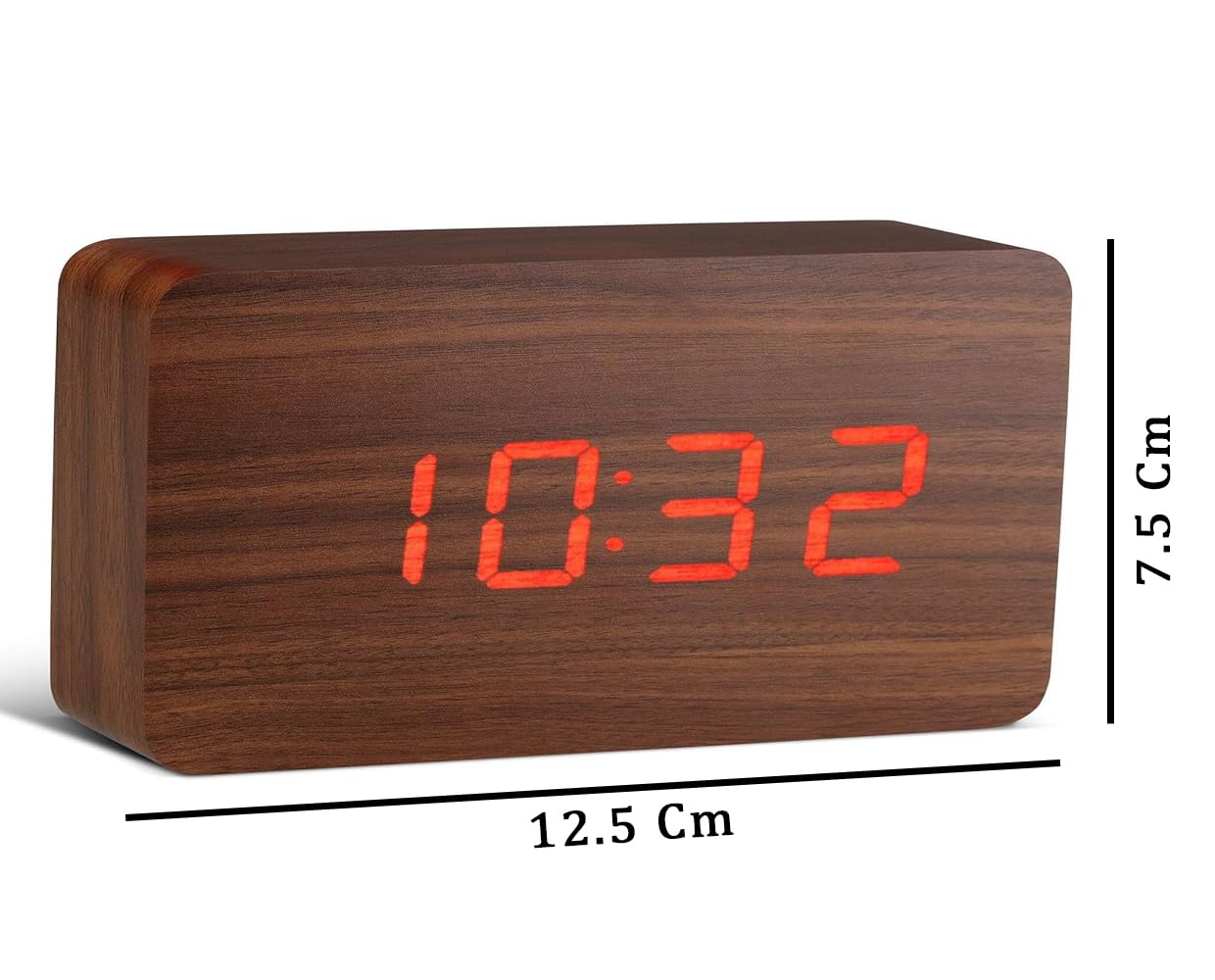 Wooden Digital Desk Clock, A115
