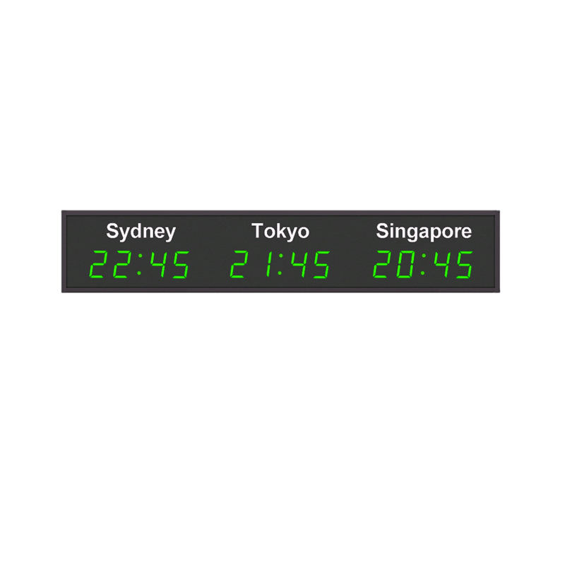 Multiple Time Zone Wall Clock