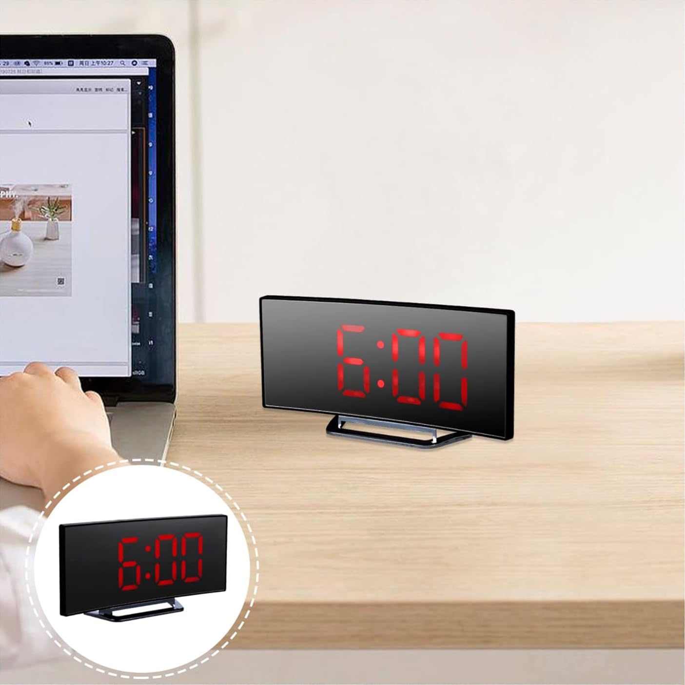 LED Desk Alarm Clock