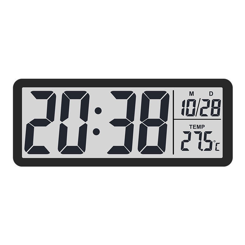 Modern LCD Digital Clock Multifunctional Table Clock 