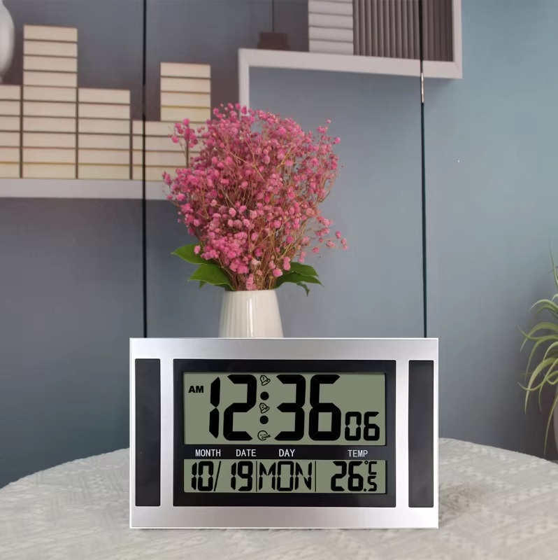 LCD Digital Wall/Desk Clock